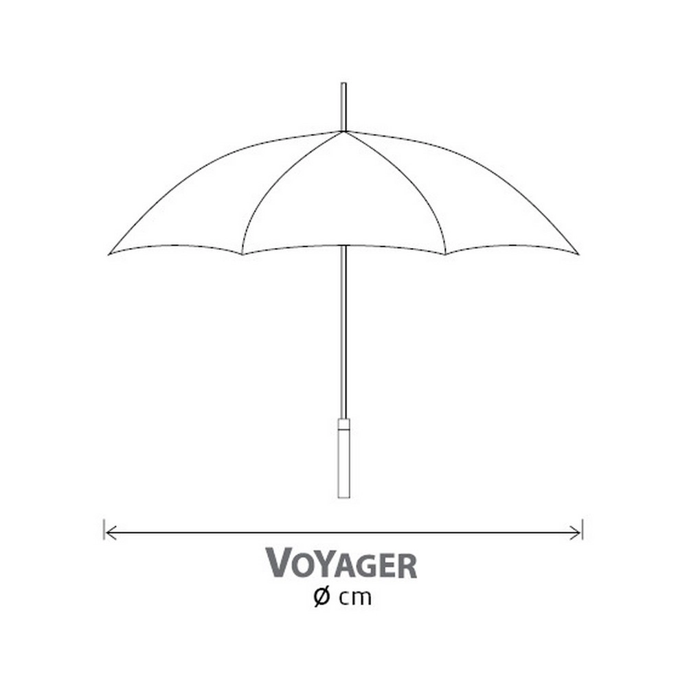 Duży wiatroodporny parasol automatyczny V0721-05 czerwony